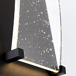 Настенный фонарь уличный прямоугольный черного цвета со стеклом с пузырьками Eurofase варинант исполнения - 5 | Loft Concept в Ростове-на-Дону