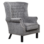 Кресло Charlie Armchair grey velour варинант исполнения - 1 | Loft Concept в Ростове-на-Дону