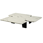 Стол журнальный низкий с фигурной столешницей Threshold варинант исполнения - 1 | Loft Concept в Ростове-на-Дону