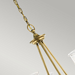 Люстра с прозрачными плафонами из пузырчатого стекла Kichler варинант исполнения - 5 | Loft Concept в Ростове-на-Дону