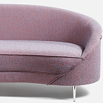 Диван Paulet Sofa Сиреневое Букле варинант исполнения - 1 | Loft Concept в Ростове-на-Дону