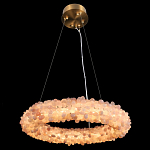 Люстра кольцевая с частичками натурального горного хрусталя Crystal Shimmer варинант исполнения - 1 | Loft Concept в Ростове-на-Дону