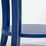 Синяя тумба на фигурных ножках Shelby варинант исполнения - 5 | Loft Concept в Ростове-на-Дону