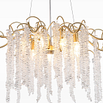 Люстра c подвесками из прозрачного хрусталя Диаметр 85 см FAIRYTREE Light варинант исполнения - 4 | Loft Concept в Ростове-на-Дону