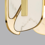 Люстра с мраморными вставками Marble Plates варинант исполнения - 4 | Loft Concept в Ростове-на-Дону