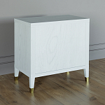 Прикроватная тумбочка с полкой Elsa Dreams White варинант исполнения - 4 | Loft Concept в Ростове-на-Дону