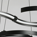 Люстра подвесная светодиодная в виде волнообразной ленты Ribbon Vortex варинант исполнения - 5 | Loft Concept в Ростове-на-Дону