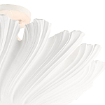 Потолочный светильник белый с рельефным абажуром Feminine Shape варинант исполнения - 1 | Loft Concept в Ростове-на-Дону