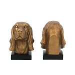 Держатель для книг с бронзовыми фигурками головы собаки Dog Elegance  варинант исполнения - 3 | Loft Concept в Ростове-на-Дону