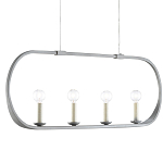 Люстра линейная в овальной раме Traditional Clean Lines варинант исполнения - 2 | Loft Concept в Ростове-на-Дону