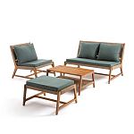 Садовый 2-х местный диван с каркасом из акации Green варинант исполнения - 4 | Loft Concept в Ростове-на-Дону