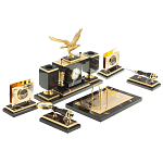 Настольный письменный набор из яшмы и долерита в подарочной упаковке Manager Organizer варинант исполнения - 4 | Loft Concept в Ростове-на-Дону