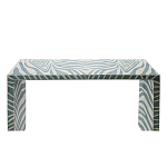 Консоль Дизайнерская Kenya Console ZEBRA Bone Inlay blue варинант исполнения - 2 | Loft Concept в Ростове-на-Дону