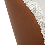 Стул мягкий с обивкой из рогожки и экокожи Contrasting Performance варинант исполнения - 3 | Loft Concept в Ростове-на-Дону