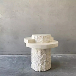 Дизайнерский журнальный стол цилиндрической формы фактурный Mylepen варинант исполнения - 1 | Loft Concept в Ростове-на-Дону