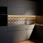 Гипсовая 3D панель с принтографией PM-104 варинант исполнения - 2 | Loft Concept в Ростове-на-Дону