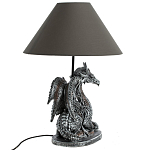 Настольная лампа с абажуром Дракон Silver Dragon варинант исполнения - 5 | Loft Concept в Ростове-на-Дону