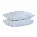 Постельное белье голубого цвета из перкаля с принтом 200х220 см Aurora Allure варинант исполнения - 2 | Loft Concept в Ростове-на-Дону