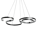 Люстра подвесная светодиодная в виде волнообразной ленты Ribbon Vortex варинант исполнения - 1 | Loft Concept в Ростове-на-Дону