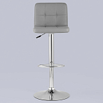 Барный стул с сиденьем серого цвета Honory варинант исполнения - 3 | Loft Concept в Ростове-на-Дону
