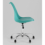 Офисный стул на металлическом основании EGGERY Blue пластик варинант исполнения - 4 | Loft Concept в Ростове-на-Дону