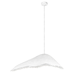 Подвесной светильник с асимметричным волнообразным абажуром и фактурной бахромой по краю Tactile Line варинант исполнения - 8 | Loft Concept в Ростове-на-Дону