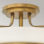 Потолочный светильник с круглым матовым белым плафоном Hinkley варинант исполнения - 2 | Loft Concept в Ростове-на-Дону