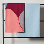 Плед из хлопка с абстрактным принтом Elysian Flow Ember варинант исполнения - 6 | Loft Concept в Ростове-на-Дону