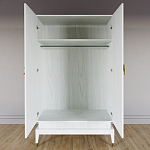 Платяной шкаф Elsa Dreams White с 2-мя фасадами варинант исполнения - 4 | Loft Concept в Ростове-на-Дону