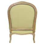 Кресло Ava Classical Armchair green striped flax варинант исполнения - 2 | Loft Concept в Ростове-на-Дону