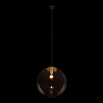 Подвесной светильник со стеклянным прозрачным плафоном в форме шара и золотыми металлическим акцентами 30 ClassiCon варинант исполнения - 3 | Loft Concept в Ростове-на-Дону