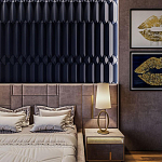 Гипсовая 3D Панель CRYSTAL SYMPHONY B варинант исполнения - 1 | Loft Concept в Ростове-на-Дону