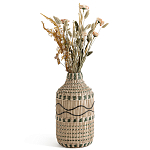 Ваза декоративная из натурального плетеного бамбука Bamboo Decor 35 варинант исполнения - 1 | Loft Concept в Ростове-на-Дону