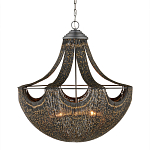 Люстра в форме колокола с декором из тонких железных нитей Jagged Pattern варинант исполнения - 3 | Loft Concept в Ростове-на-Дону