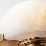 Бра с 2-мя мраморными плафонами на латунном корпусе Light Warm Light варинант исполнения - 2 | Loft Concept в Ростове-на-Дону