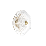 Бра в форме прозрачного стеклянного цветка с рельефной текстурой Textured Glass варинант исполнения - 7 | Loft Concept в Ростове-на-Дону