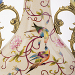 Ваза из фарфора с бронзовыми вставками Eden Garden варинант исполнения - 6 | Loft Concept в Ростове-на-Дону