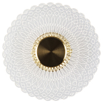 Бра в форме диска Loggia White Patterns Acrylic Wall Lamp варинант исполнения - 1 | Loft Concept в Ростове-на-Дону