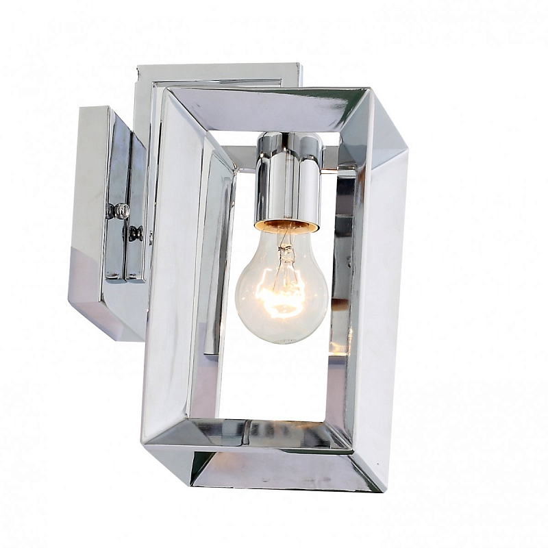  Rectangle Chrome Wall Lamp   -- | Loft Concept 