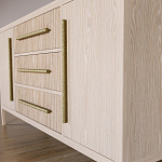 Буфет Primo с тремя ящиками и двумя фасадами Светлый дуб варинант исполнения - 7 | Loft Concept в Ростове-на-Дону