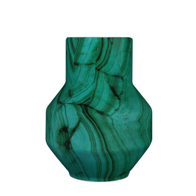  Malachite Vase rubikon low   -- | Loft Concept 