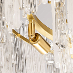 Люстра круглая с прозрачными стержнями разной длины Textured Glass Chandelier варинант исполнения - 6 | Loft Concept в Ростове-на-Дону