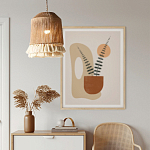 Люстра круглая плетеная с кисточками Small Solar Glow варинант исполнения - 1 | Loft Concept в Ростове-на-Дону