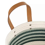 Корзина для хранения с ручками плетеная Interlacement Green  варинант исполнения - 2 | Loft Concept в Ростове-на-Дону