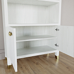 Книжный Стеллаж Elsa Dreams White с задней стенкой варинант исполнения - 3 | Loft Concept в Ростове-на-Дону