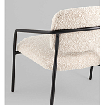 Кресло лаунж Rooney букле белый варинант исполнения - 3 | Loft Concept в Ростове-на-Дону