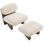 Кресло с оттоманкой Hawaii варинант исполнения - 2 | Loft Concept в Ростове-на-Дону