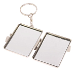 Зеркало брелок складное двухстороннее из натурального камня Малахит Stone Mirrors варинант исполнения - 3 | Loft Concept в Ростове-на-Дону