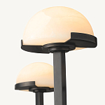 Люстрас 6-ю мраморными плафонами в форме купола Light Warm Light варинант исполнения - 1 | Loft Concept в Ростове-на-Дону