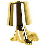Настольная лампа фигурная цвета золото с гладким абажуром Высота 16 см Sophia варинант исполнения - 6 | Loft Concept в Ростове-на-Дону